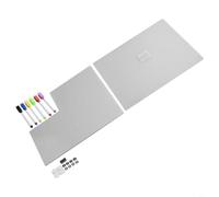 Calendrier magnétique pour réfrigérateur - Tableau blanc en acrylique transparent - Réutilisable et effaçable à sec pour planifier la surface - Planificateur familial - Tableau d'affichage des repas