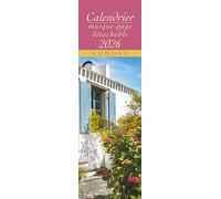 Calendrier Marque Page 2026 Vendée Format 5.5x17cm (AJZMP0016)+ offert un agenda de poche 2026