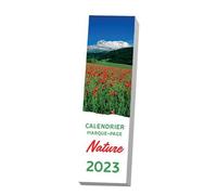 Calendrier marque-pages Nature 2023 aimanté - 1 photo avec citation par semaine détachable - Collectif - Editions 365 - broché - Calendrier