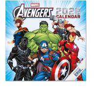 Calendrier Marvel 2026 mural Avengers mensuel idéal cadeau espace notes illustrations 30x60 cm
