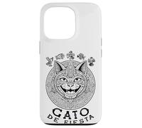 Calendrier Maya Amusant Cinco De Mayo pour Amoureux des Chats Gato De Fiesta Coque pour iPhone 13 Pro