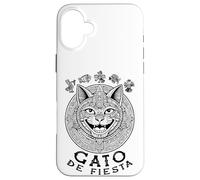 Calendrier Maya Amusant Cinco De Mayo pour Amoureux des Chats Gato De Fiesta Coque pour iPhone 16 Plus