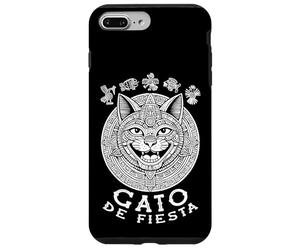 Calendrier Maya Amusant Cinco De Mayo pour Amoureux des Chats Gato De Fiesta Coque pour iPhone 7 Plus/8 Plus