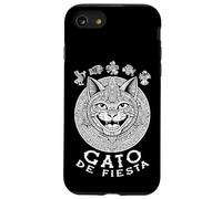 Calendrier Maya Amusant Cinco De Mayo pour Amoureux des Chats Gato De Fiesta Coque pour iPhone SE (2020) / 7/8