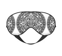 Calendrier Maya End of The World Impression confortable pour toutes les occasions, masque pour les yeux, idéal pour le camping, les quarts de travail, bloque bien la lumière