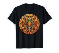Calendrier Maya Symboles de Conception Ancienne T-Shirt