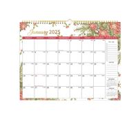 Calendrier mensuel 2025,2025 - Calendrier mural décoratif - Calendrier d'organisation et de planification pour les designs saisonniers - De janvier 2025 à décembre 2025 pour la maison