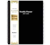 Calendrier mensuel 2025-2027 - 3 ans 2025-2027, janvier 2025 à décembre 2027, 22,9 x 27,9 cm, calendrier avec onglets de 36 mois, poche double face, vacances, pages de notes