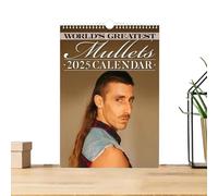 Calendrier Mensuel 2025, Calendrier Amusant 2024-2025 - Calendrier Des Coiffeurs Mullets 2025 - Aperçu De La Coiffure Familiale Et Des Plus Grands Mulets Du Monde, Organisateur De Planificateur De Vue