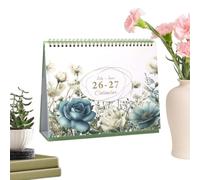 Calendrier Mensuel 2026-2027 25,5 x 20,5 x 7,7 cm Carnet De Bureau Pour