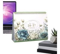 Calendrier Mensuel 2026-2027 25,5 x 20,5 x 7,7 cm Carnet De Bureau Pour