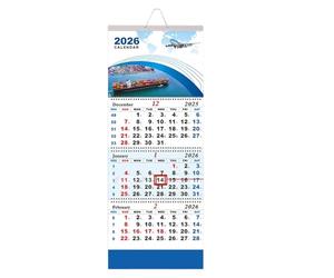 Calendrier mensuel 2026 avec surface de planification pour un meilleur suivi des tâches et une planification futur de projet, calendrier de bureau, planificateur de bureau