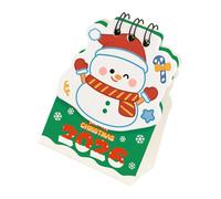 Calendrier mensuel 2026 multifonction pour économiser de l'espace - Matériaux en papier - Prend en charge des horaires de travail et de personnel efficaces - Calendrier de Noël