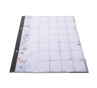 Calendrier Mensuel 2027-2028 en Papier Suivi D'objectifs International | Couverture Étendue 18 Mois, Format Date International, Support Stable, pour Salles D'étude et Écoles