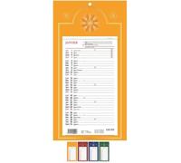 Calendrier Mensuel - Aléatoire - 20 x 38 cm - Long - Plaque - Couleur Variée