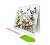 Calendrier mensuel avec pierres précieuses - Planificateur de bureau fait à | Papier de qualité supérieure, fonction de planification mensuelle, bureau à domicile, scénario de salle de classe