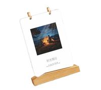 Calendrier Mensuel De Bureau 2026 Avec Présentoir En Acrylique Et Bois Année Du Retournement Du Cheval Pour La Maison Le Bureau Accents Bois Acrylique