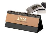 Calendrier mensuel de bureau - Calendrier mensuel 2026 debout pour bureau | Planificateur décoratif fournitures de bureau pour planification de des enseignants, adultes, école, studio, salle de