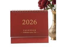 Calendrier mensuel de bureau, calendrier mensuel 2026 pour bureau avec bloc de feuilles, agenda de table pour planification journalière, étudiants, enseignants, managers, salon, chambre, studio