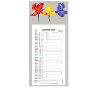 Calendrier mensuel - EXACOMPTA - Fleurs - 285x155 mm - Mixte - Adulte
