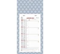 Calendrier mensuel Exacompta Support papier 16x33 cm 2023 Modèle Aléatoire Multicolore G