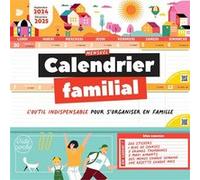 Calendrier mensuel familial 2024-2025: Septembre 2024 à Décembre 2025