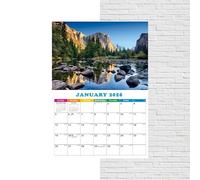 Calendrier mensuel - Papier photo, planificateur mural, agenda maison | Format A4 avec espace d'écriture journalier, calendrier 2026 suspendu pour organisation des engagements, école, travail