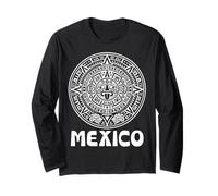 Calendrier Mexicain Aztèque Orgullo Mexicano Viva Mexico Fan Manche Longue