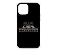Calendrier mi-Semaine Fact of Life Work Humour Coque pour iPhone 12 Mini