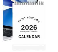 Calendrier Mini Pour 2026 - Planificateur De Janvier 2026 À Juin 2027 | Calendrier d'Emploi du Temps - Pour La Famille Et Les Amis Et Les Enseignants Et La Maison Et L'Intérieur Et L'École Et Le Burea