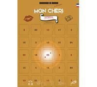 Calendrier "Mon Chéri" sexy pour Amoureux | 25 Défis Illustrés pour Pimenter votre Couple | Cadeau Original Toute l’Année | À Offrir Avant ou Après Noël ou Saint-Valentin