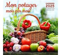 Calendrier Mon potager mois par mois 2025 - Collectif - Artemis Eds - broché - Calendrier