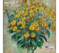 Calendrier Monet - Calendrier mural artistique - Calendrier mural 2020-2021 - 16 mois