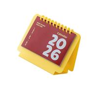 Calendrier motivant Agenda-calendrier avec bloc-notes for la maison, le bureau et les études Cadeaux sympas pour vos collègues(Yellow)