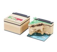 Calendrier motivant Notes adhésives en papier sculpté 3D de la série Antique for consigner les événements importants Cadeaux sympas pour vos collègues(Dinosaur)