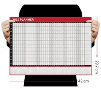 Calendrier mural 2023 au format A3 (42 x 29,7 cm) - Calendrier de l'année complète - Pour la maison, le bureau, le travail de janvier à décembre