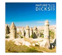 Calendrier mural 2024-30,5 x 30,5 cm - Cadeau amusant - Éléphant blanc - Cadeau amusant - Père Noël secret