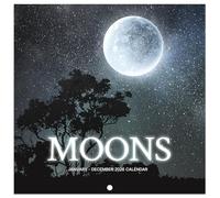 Calendrier mural 2024 - Calendrier 2024, janvier 2024 à décembre 2024, 29 x 59 cm (ouvert), calendrier 2024 avec phases de lune, papier épais de qualité supérieure, trous de suspension, grands blocs,