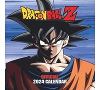 Calendrier mural 2024 Dragon Ball Z avec les protagonistes du célèbre anime : Son-Goku, Vegeta, etc. dans un calendrier brochure mensuel.