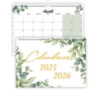 Calendrier Mural 2025 2026 A4, Calendrier Mensuel Nov.25 - Déc.2026, Calendrier Familial Organisateur Planning