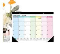 Calendrier mural 2025 - Calendrier 18 mois | Planificateur mural mensuel | Calendrier mensuel pour l'organisation du travail de vacances et la programmation Planificateur mural année compl te