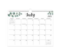 Calendrier mural 2025 - Calendrier mural 2025, Planificateur mural pour | Janvier 2025 - juin 2026 Calendrier mural en papier mensuel de 14,5 x 11,5 pouces pour le bar du sommeil