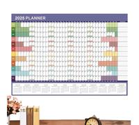 Calendrier mural 2025, calendrier mural annuel 2025 | mensuel de janvier à décembre | décoratif mural pour femmes, hommes, vacances, liste des choses à et à la date