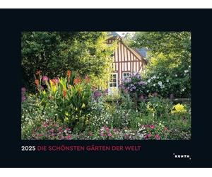 Calendrier mural 2025 Les plus beaux jardins du monde
