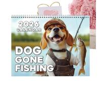 Calendrier mural 2026 | 12 mois 2026 - Décoration d'intérieur mignonne pour un événement quotidien, une date limite, le bureau, la salle de classe, les voyages, les vacances, les familles, les