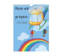 Calendrier mural 2026 - 12 mois - Calendrier humoristique avec grandes dates - Organisateur mensuel pour planifier la planification de la planification - Pour l'école, le travail, la salle de sport