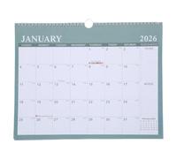 Calendrier Mural 2026-2027 18 Mois Papier Dur Orientation Paysage | Design Double Face Coloré, Pages Détachables Faciles, pour Maison, Bureau et Planification Scolaire