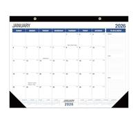 Calendrier mural 2026-2027 à suspendre - Planificateur mensuel de 18 mois - Références de janvier 2026 à juin 2027 - Blocs quotidiens lignés - Blocs muraux floraux pour la maison et le bureau