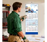 Calendrier mural 2026-2027 - Calendrier de planification de 3 mois pour | Calendrier mural suspendu vertical pour salle d'étude, salon, chambre à coucher, studio d'art