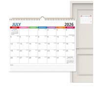 Calendrier Mural 2026-2027 | Grand Planificateur Juillet 2026 - Décembre 2027,Calendrier de 18 Mois | pour Maison, Bureau, École, Études, Organisation, Rangement et Planification Mensuelle
